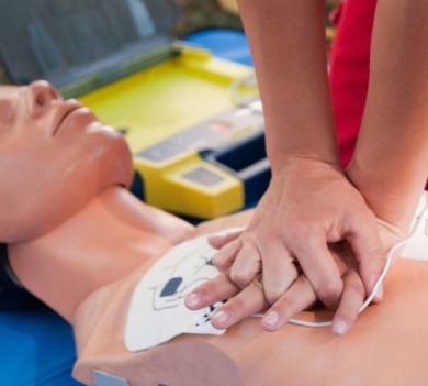 person learning CPR | SeaShore Realty