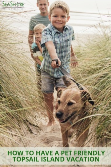 How to Have A Pet Friendly Topsail Island Beach Vacation | Seashore Realty