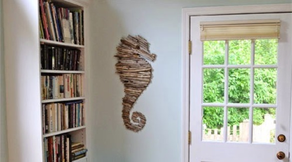 diy driftwood seahorse | SeaShore Realty