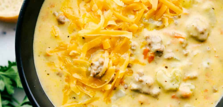 5 new years recipes that will warm your heart cheeseburger soup | seashore realty