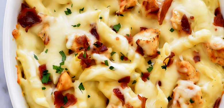 5 new years recipes that will warm your heart chicken ranch pasta bake | seashore realty
