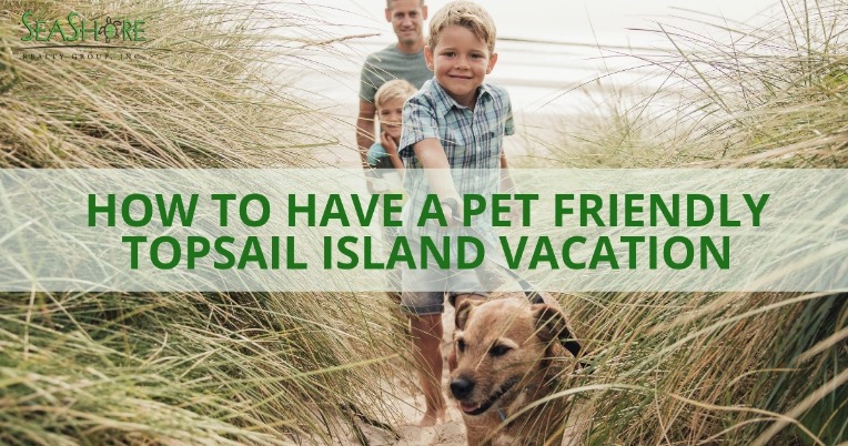 How to Have A Pet Friendly Topsail Island Beach Vacation | Seashore Realty