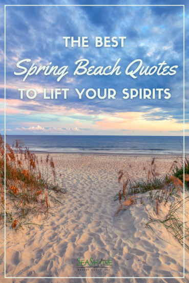 the best spring beach quotes to lift your spirits | seashore realty