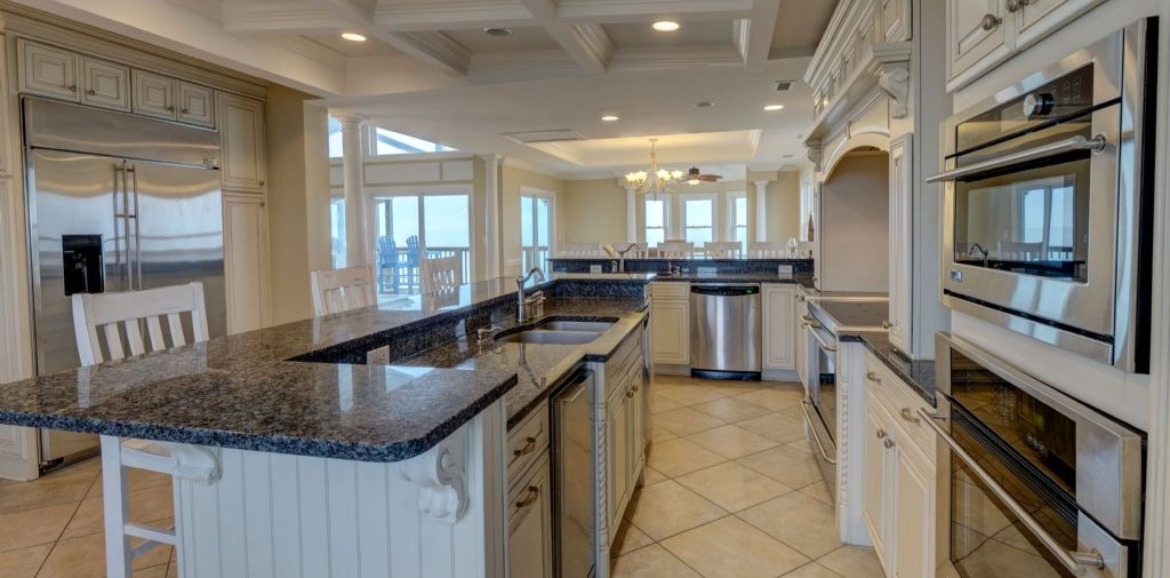topsail island oceanfront rental with full kitchen | Seashore Realty Group