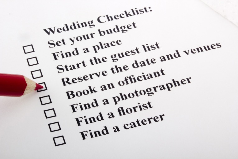 wedding checklist | Seashore Realty